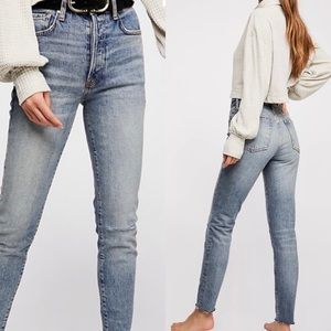NWOT  Free People Stella Skinny Jean in Always Blue